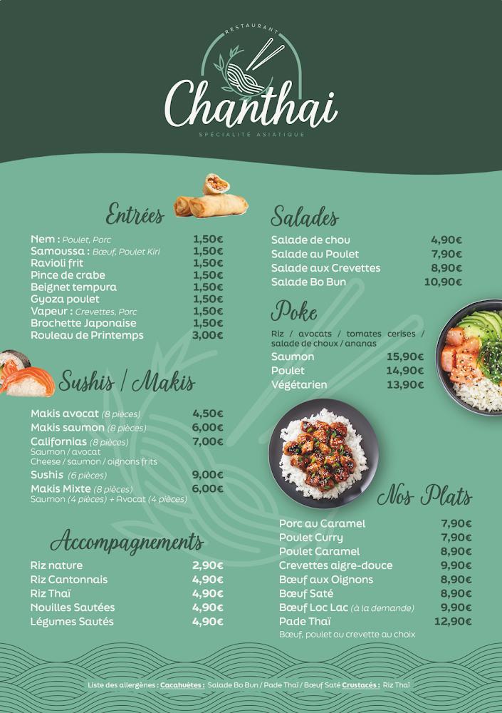 CHANTHAI - Menu Image 1